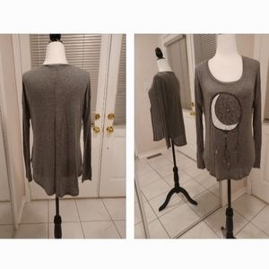 4/$40 Gray Long Sleeve Tee - Size Small